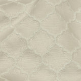 Cotton and Recycled Polyester Drapery Jacquard - Pearl Fancy Little Ogees - British Imported