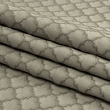 Cotton and Recycled Polyester Drapery Jacquard - Slate Fancy Little Ogees - British Imported