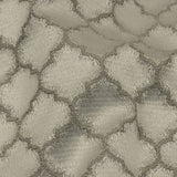 Cotton and Recycled Polyester Drapery Jacquard - Slate Fancy Little Ogees - British Imported