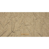 Cotton and Recycled Polyester Drapery Jacquard - Caramel Crosshatched Lines - British Imported