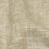 Cotton and Recycled Polyester Drapery Jacquard - Champagne Crosshatched Lines - British Imported