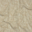 Cotton and Recycled Polyester Drapery Jacquard - Champagne Crosshatched Lines - British Imported