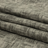 Cotton and Recycled Polyester Drapery Jacquard - Graphite Crosshatched Lines - British Imported