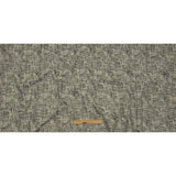 Cotton and Recycled Polyester Drapery Jacquard - Graphite Crosshatched Lines - British Imported