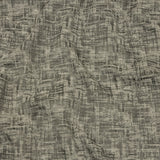 Cotton and Recycled Polyester Drapery Jacquard - Graphite Crosshatched Lines - British Imported