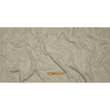 Cotton and Recycled Polyester Drapery Jacquard - Silver Crosshatched Lines - British Imported