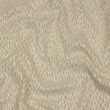 Recycled Polyester Drapery Jacquard - Champagne Stepping Stones - British Imported