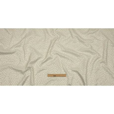 Recycled Polyester Drapery Jacquard - Ivory Stepping Stones - British Imported