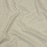 Recycled Polyester Drapery Jacquard - Ivory Stepping Stones - British Imported