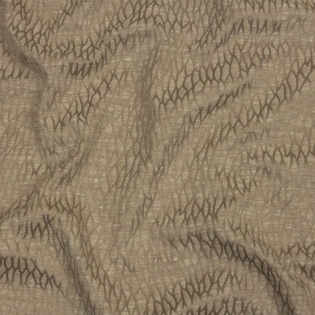 Recycled Polyester Drapery Jacquard - Latte Stepping Stones - British Imported