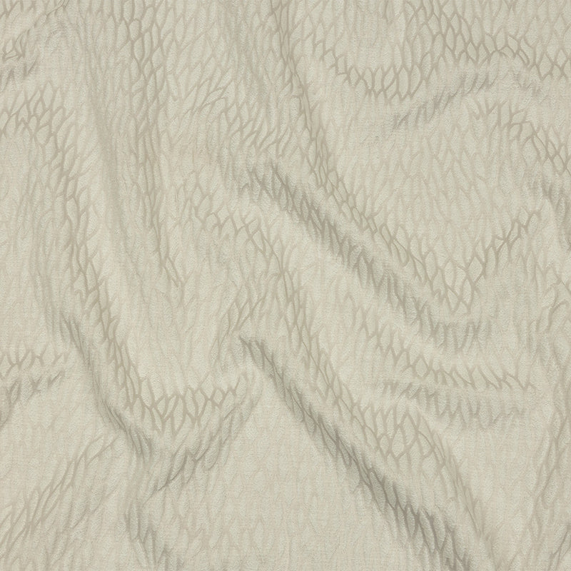 Recycled Polyester Drapery Jacquard - Pearl Stepping Stones - British Imported