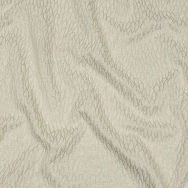 Recycled Polyester Drapery Jacquard - Pearl Stepping Stones - British Imported