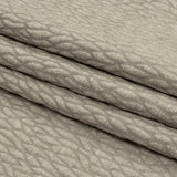 Recycled Polyester Drapery Jacquard - Silver Stepping Stones - British Imported