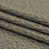 Recycled Polyester Drapery Jacquard - Slate Stepping Stones - British Imported