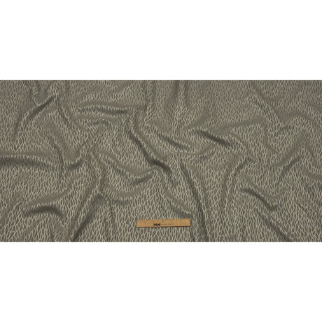 Recycled Polyester Drapery Jacquard - Slate Stepping Stones - British Imported