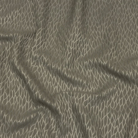 Recycled Polyester Drapery Jacquard - Slate Stepping Stones - British Imported