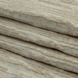 Recycled Polyester Drapery Jacquard - Champagne Striated - British Imported