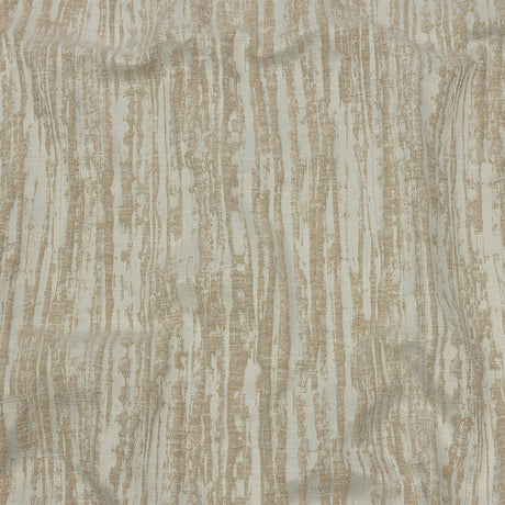 Recycled Polyester Drapery Jacquard - Champagne Striated - British Imported