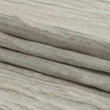 Recycled Polyester Drapery Jacquard - Ivory Striated - British Imported