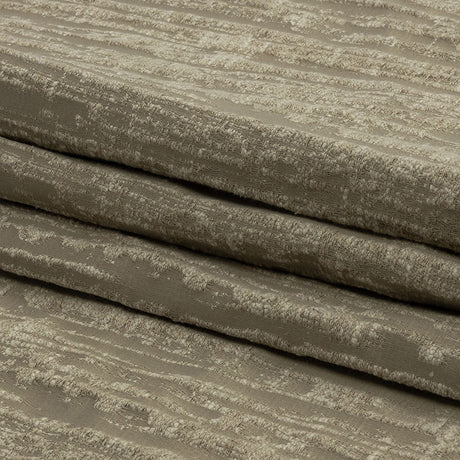Recycled Polyester Drapery Jacquard - Latte Striated - British Imported