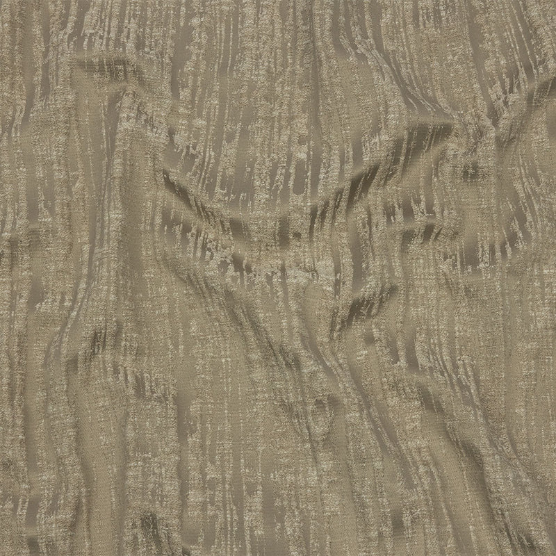 Recycled Polyester Drapery Jacquard - Latte Striated - British Imported