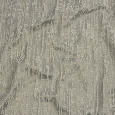 Recycled Polyester Drapery Jacquard - Silver Striated - British Imported