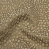 Recycled Polyester Drapery Jacquard - Caramel Spotted - British Imported