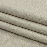 Recycled Polyester Drapery Jacquard - Champagne Spotted - British Imported