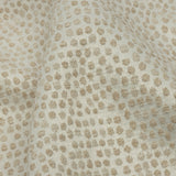 Recycled Polyester Drapery Jacquard - Champagne Spotted - British Imported