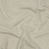 Recycled Polyester Drapery Jacquard - Champagne Spotted - British Imported