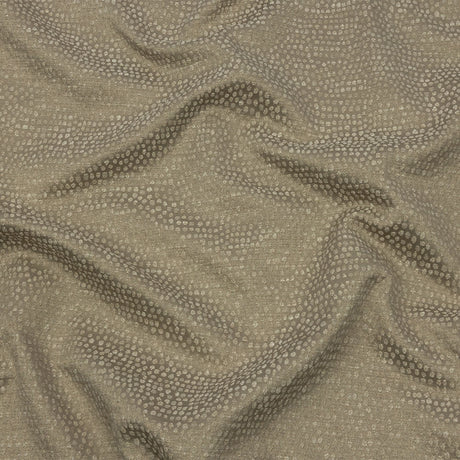 Recycled Polyester Drapery Jacquard - Latte Spotted - British Imported