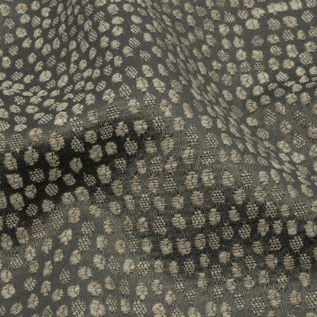 Recycled Polyester Drapery Jacquard - Mole Spotted - British Imported