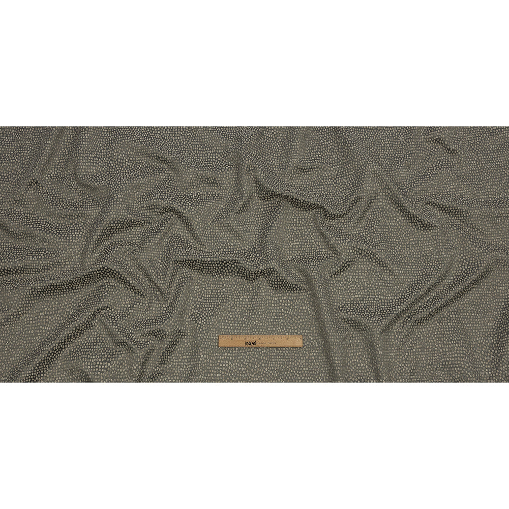 Recycled Polyester Drapery Jacquard - Mole Spotted - British Imported