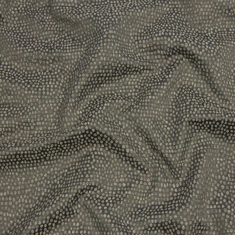 Recycled Polyester Drapery Jacquard - Mole Spotted - British Imported