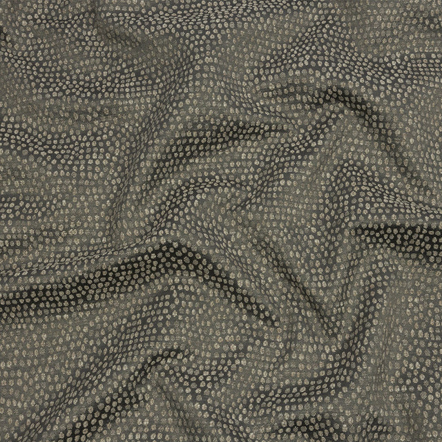 Recycled Polyester Drapery Jacquard - Mole Spotted - British Imported
