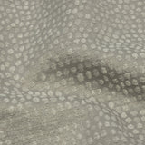 Recycled Polyester Drapery Jacquard - Silver Spotted - British Imported