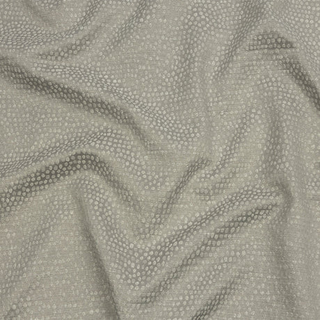 Recycled Polyester Drapery Jacquard - Silver Spotted - British Imported