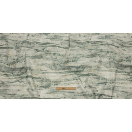 Cotton Canvas Print - Seafoam Painterly Texture - British Imported