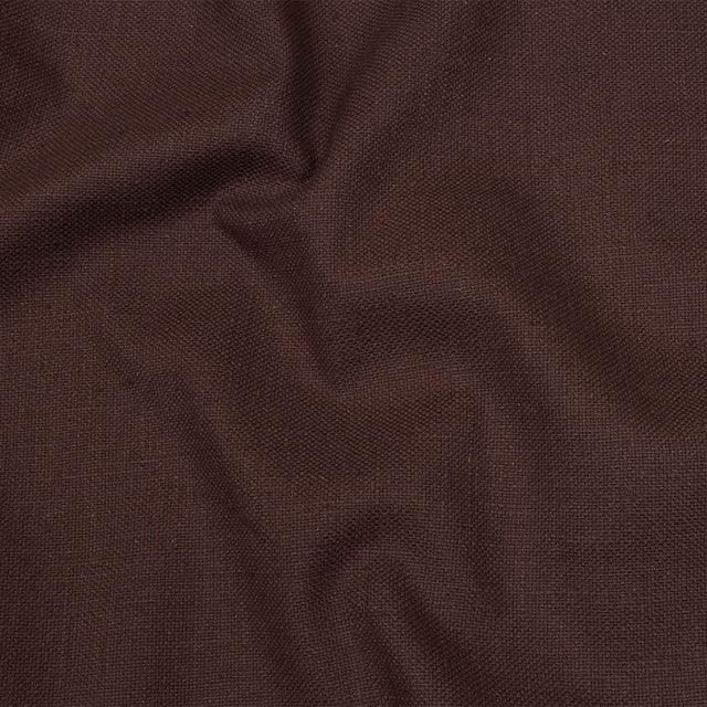 Heavyweight Linen Woven - Mulberry - British Imported