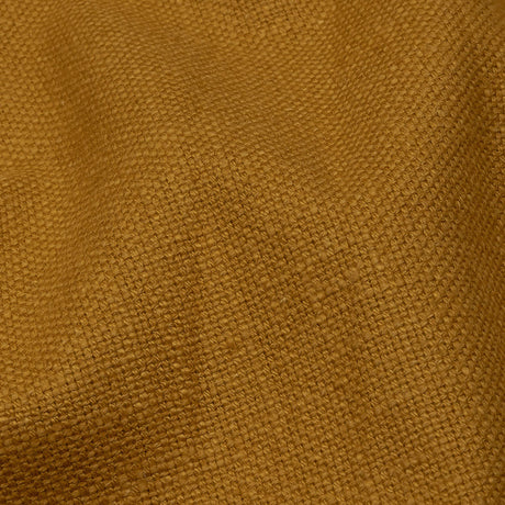 Heavyweight Linen Woven - Ochre - British Imported