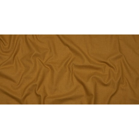 Heavyweight Linen Woven - Ochre - British Imported