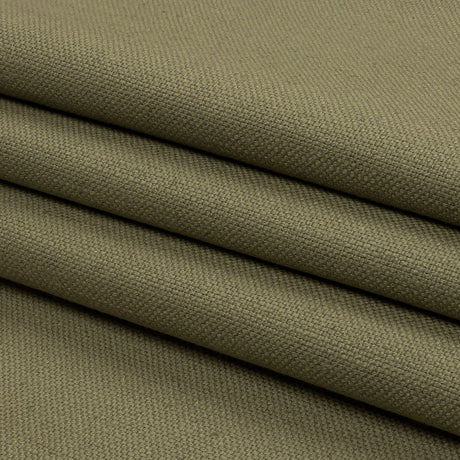 Heavyweight Linen Woven - Olive - British Imported
