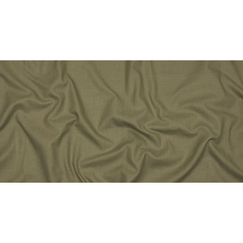 Heavyweight Linen Woven - Olive - British Imported