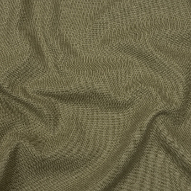 Heavyweight Linen Woven - Olive - British Imported