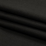 Heavyweight Linen Woven - Onyx - British Imported