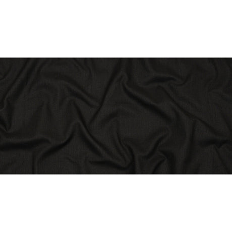 Heavyweight Linen Woven - Onyx - British Imported