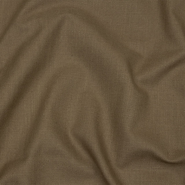 Heavyweight Linen Woven - Otter - British Imported