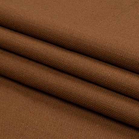 Heavyweight Linen Woven - Rust - British Imported