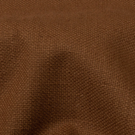 Heavyweight Linen Woven - Rust - British Imported