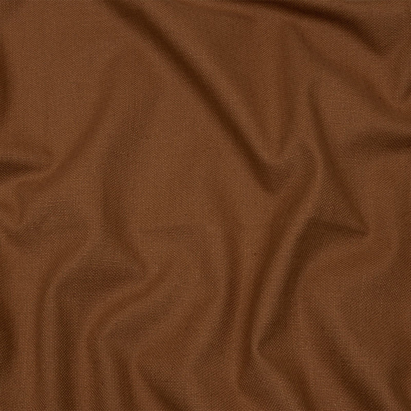 Heavyweight Linen Woven - Rust - British Imported